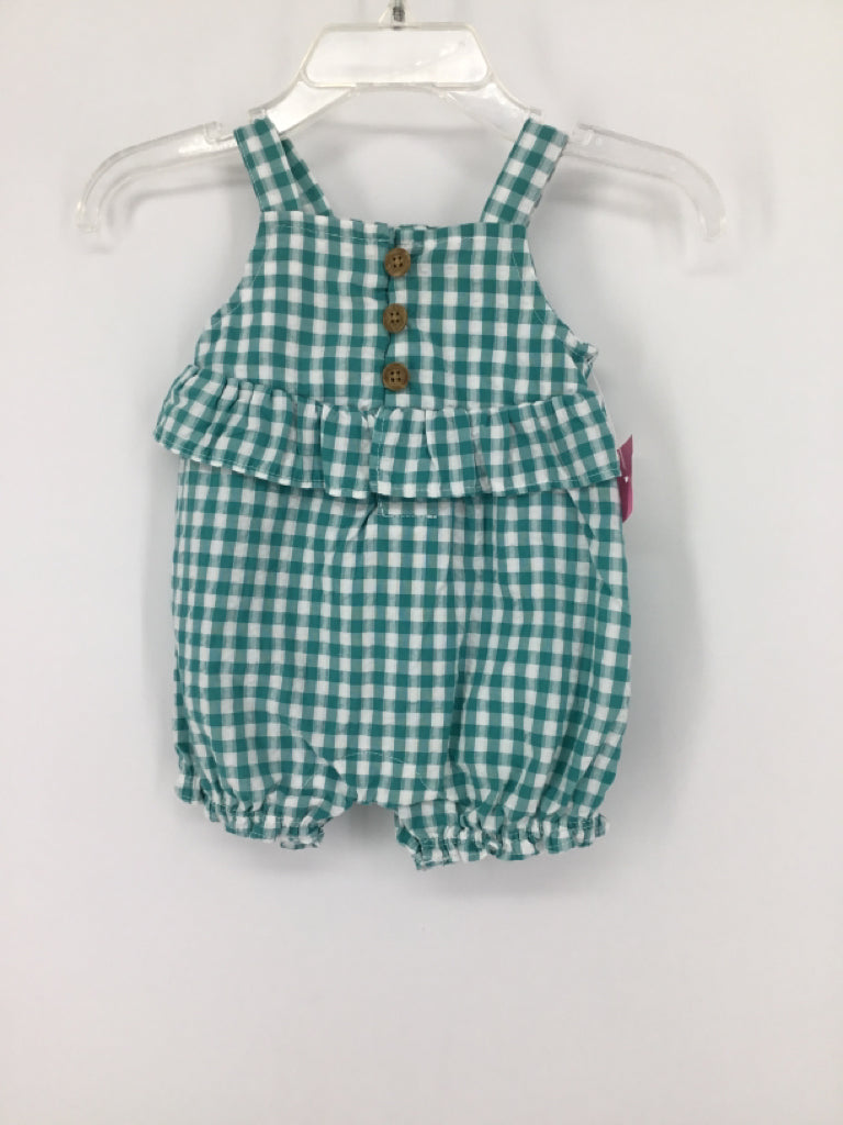 Carter's Child Size Newborn Green Outfit - girls