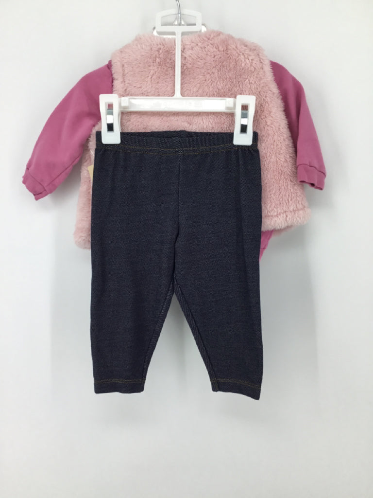 Just One You Made by Carters Child Size 9 Months Pink Outfit - girls