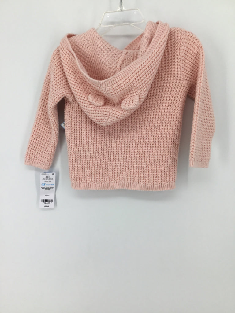 Carter's Child Size 12 Months Pink Sweater - girls