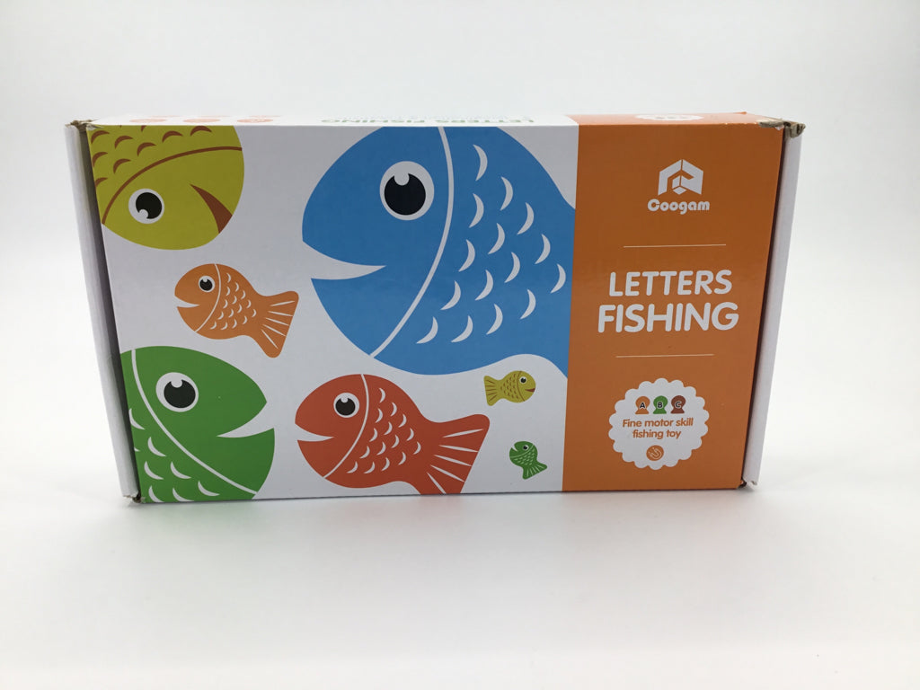 Coogam Wooden Letters Fishing Game