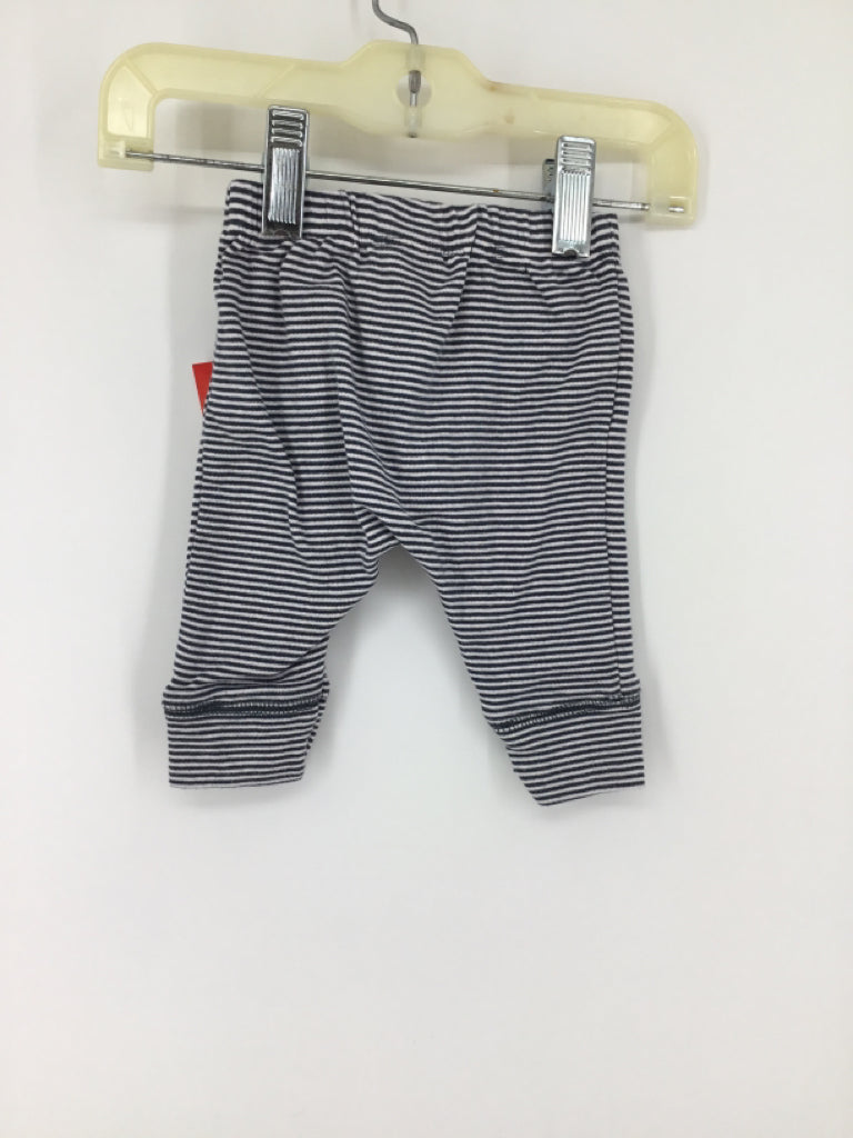 Carter's Child Size 3 Months Navy Stripe Pants - boys