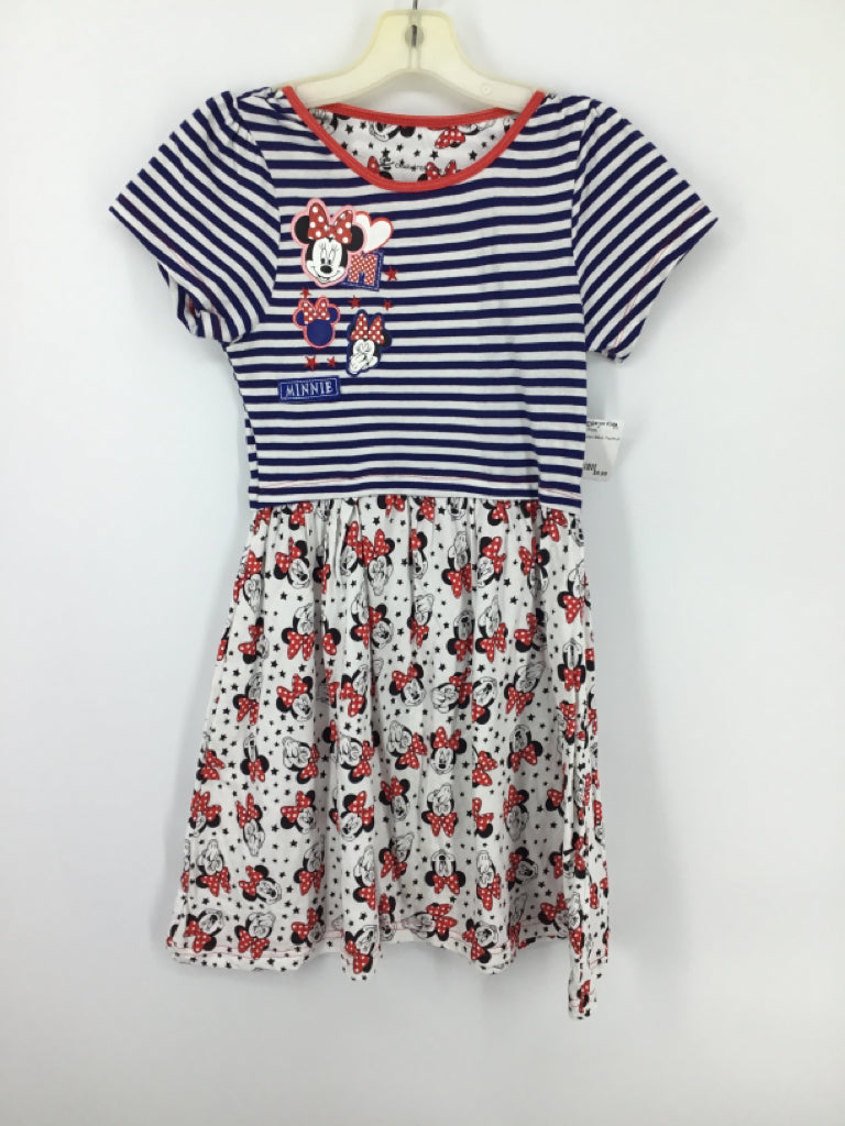 Disney Child Size 10 Blue Stars & Stripes Dress