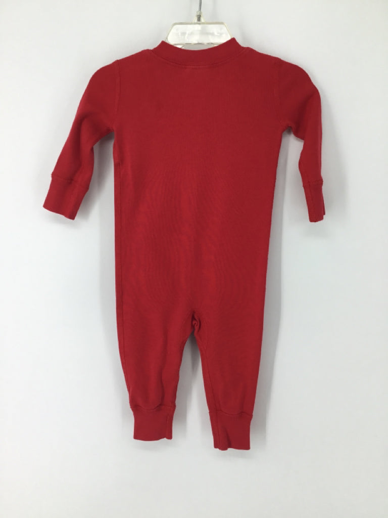 Hanna Andersson Child Size 6-9 Months Red Christmas Pajamas