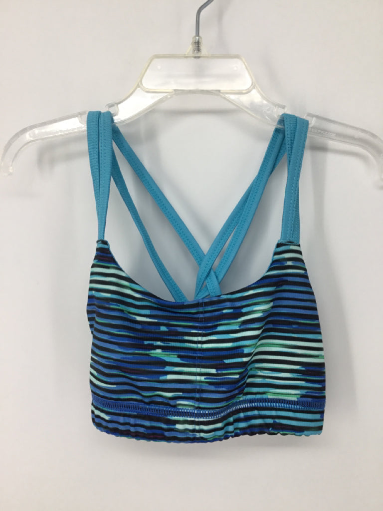 Champion Child Size 7 Blue Sports Bra - girls