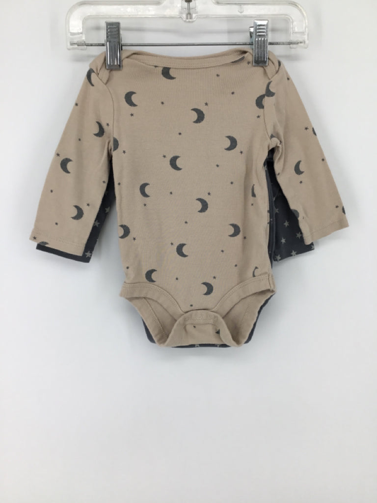cloud island Child Size 3-6 Months Tan Onesie