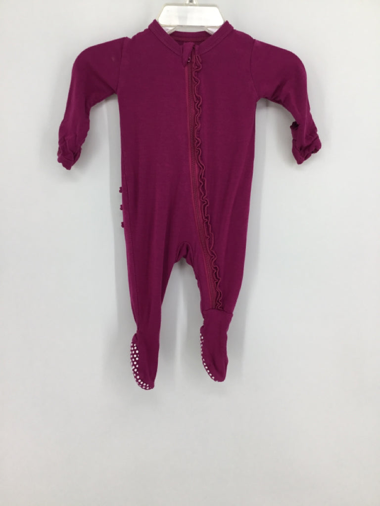 Kickee Pants Child Size Newborn Pink Sleepers