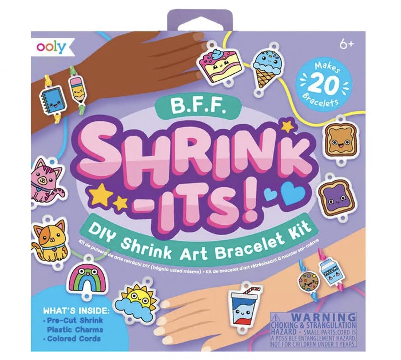 Ooly - Shrink-Its! DIY Shrink Art Bracelet Kit (B.F.F.)