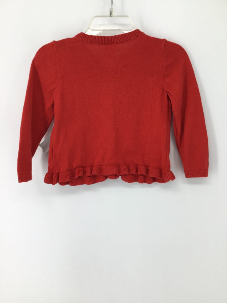 Carter's Child Size 12 Months Red Sweater - girls