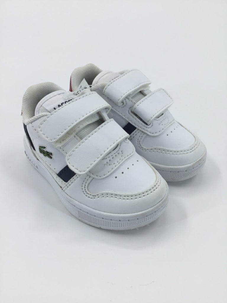 Lacoste Child Size 5 Toddler White Sneakers
