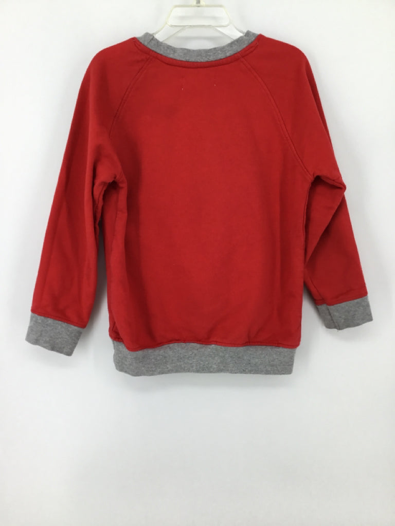 Monica + Andy Child Size 5 Red Christmas Sweatshirt