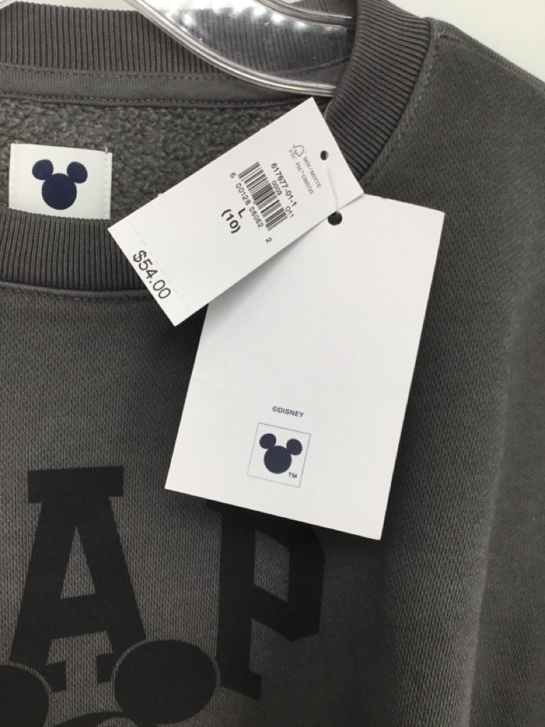 Gap + Disney Child Size 10 Gray Sweatshirt - girls