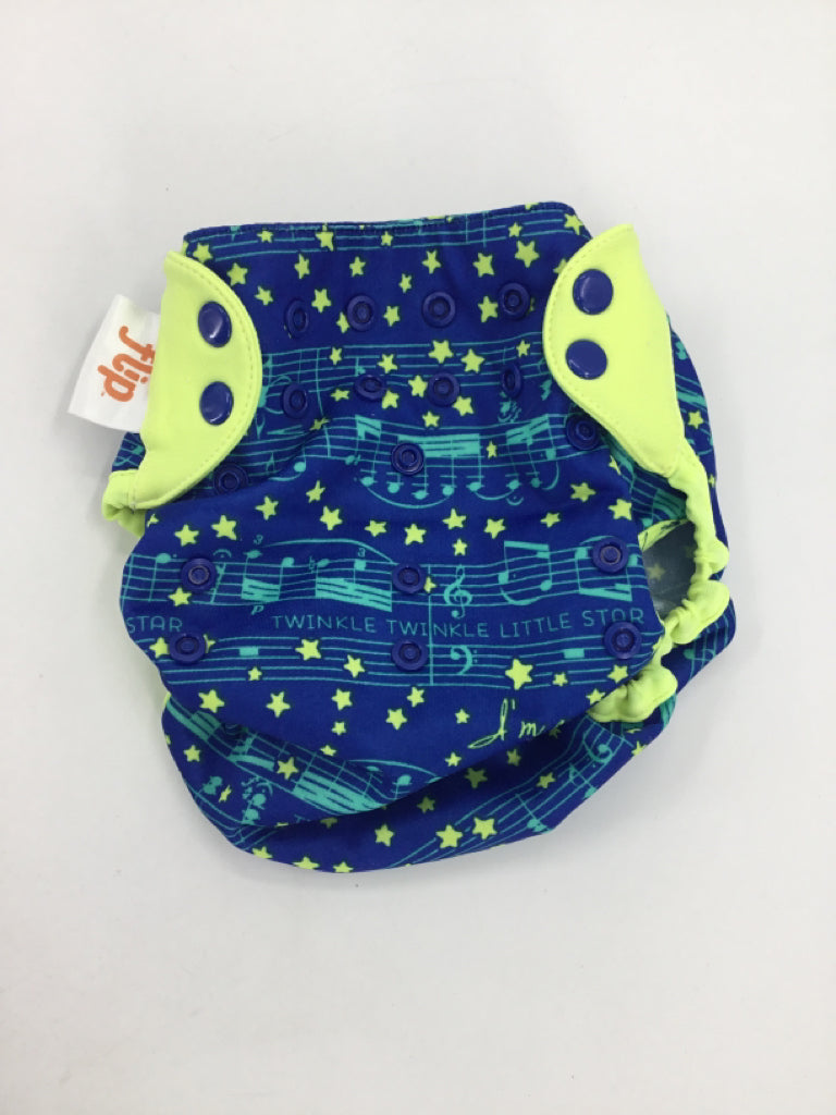 Flip Child Size One Size Blue Pinstripe Cover Cloth Diaper