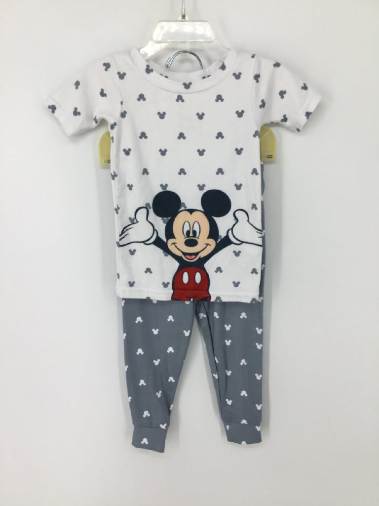 Disney Child Size 18 Months White Character Pajamas - boys