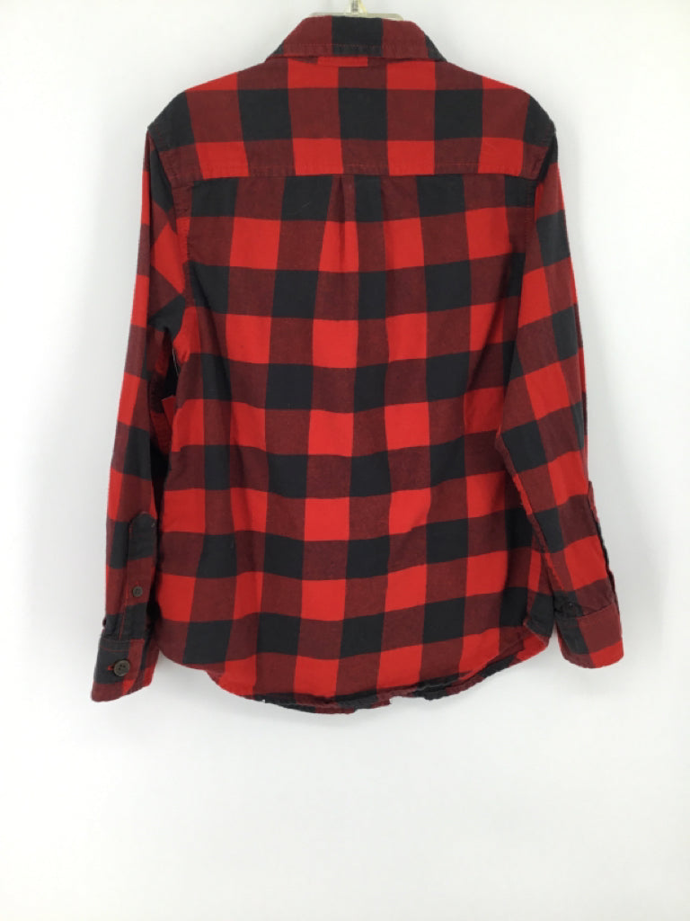 Cat & Jack Child Size 6 Red Checkered Shirt - boys