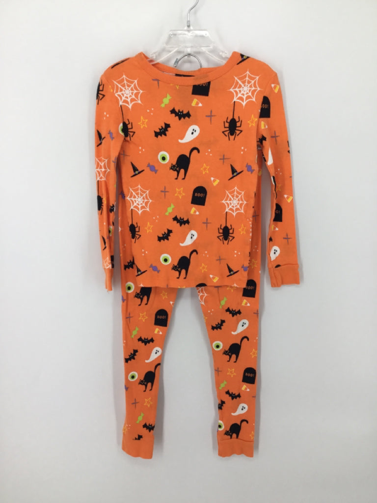 Hyde & Eek! Child Size 6 Orange Halloween Pajamas