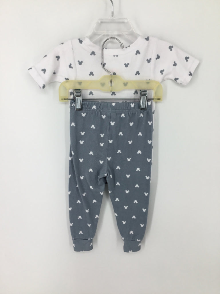 Disney Child Size 18 Months Gray Character Pajamas - boys