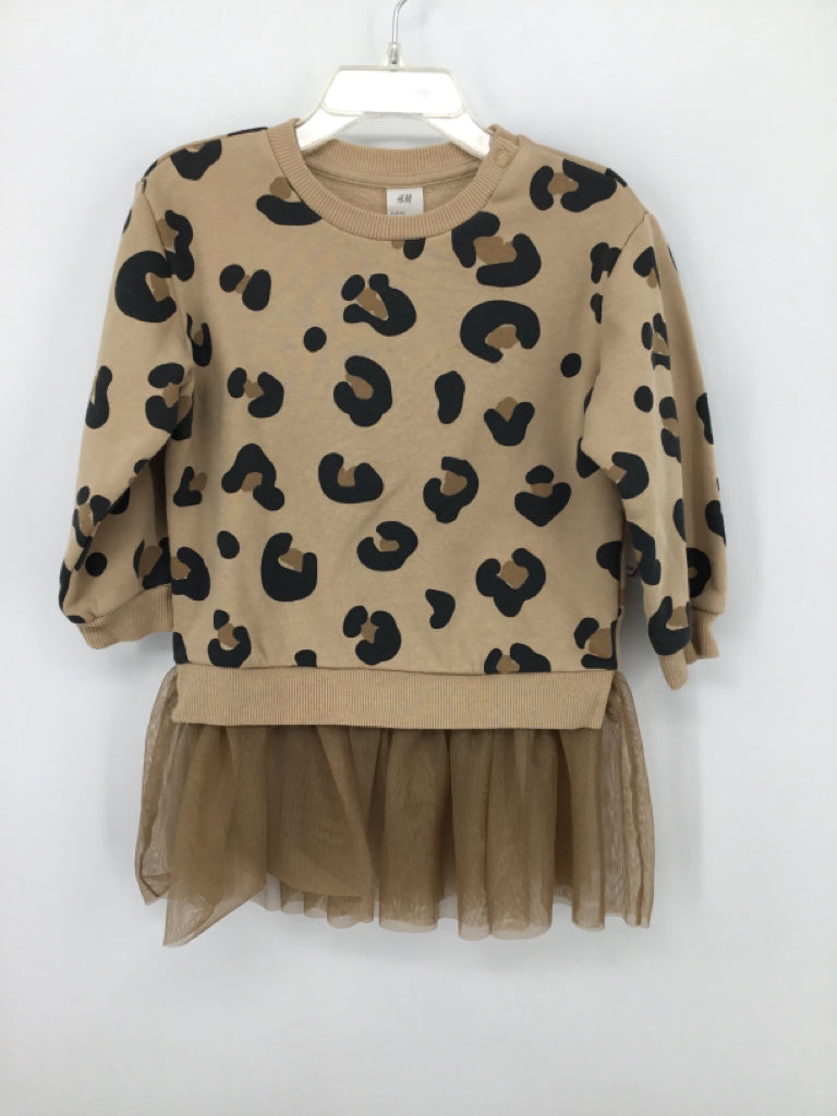 H & M Child Size 2 Tan Dress - girls