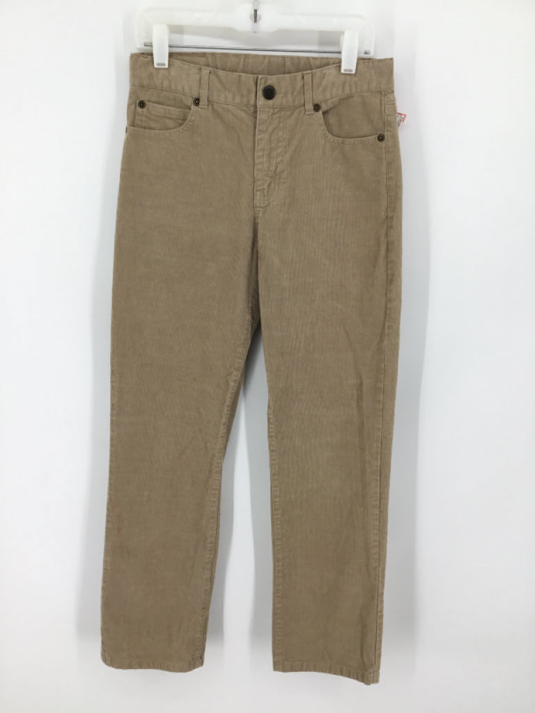 Janie and Jack Child Size 12 Tan Solid Pants - boys