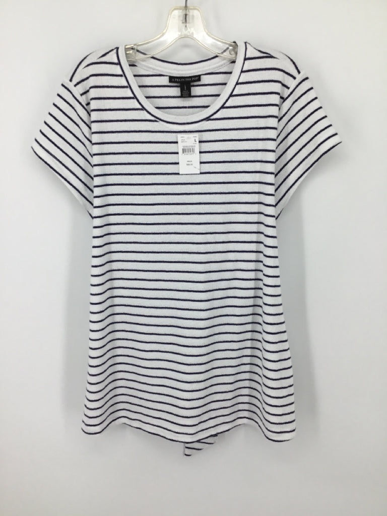 A Pea In The Pod Size L Cotton Blend Top