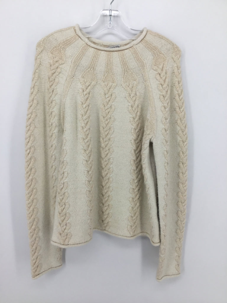 Crewcuts Child Size 10 Cream Sweater - girls