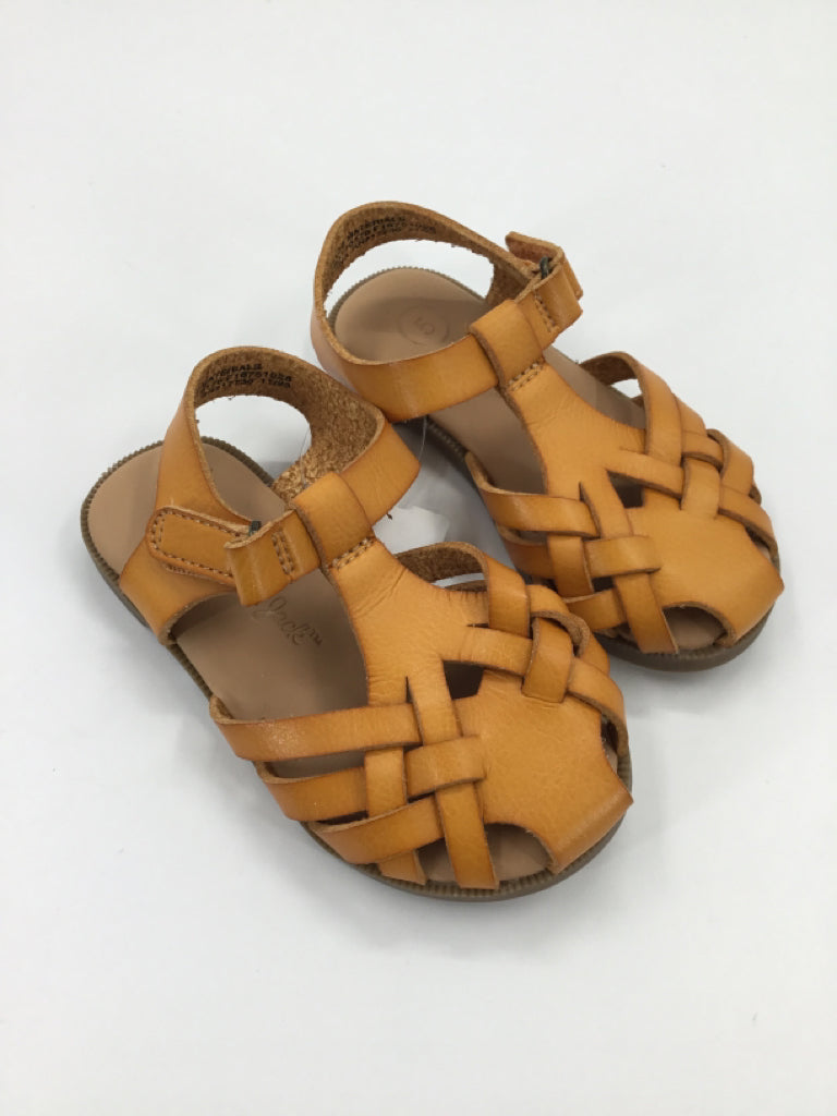 Cat & Jack Child Size 5 Toddler Tan Sandals/Flip Flops