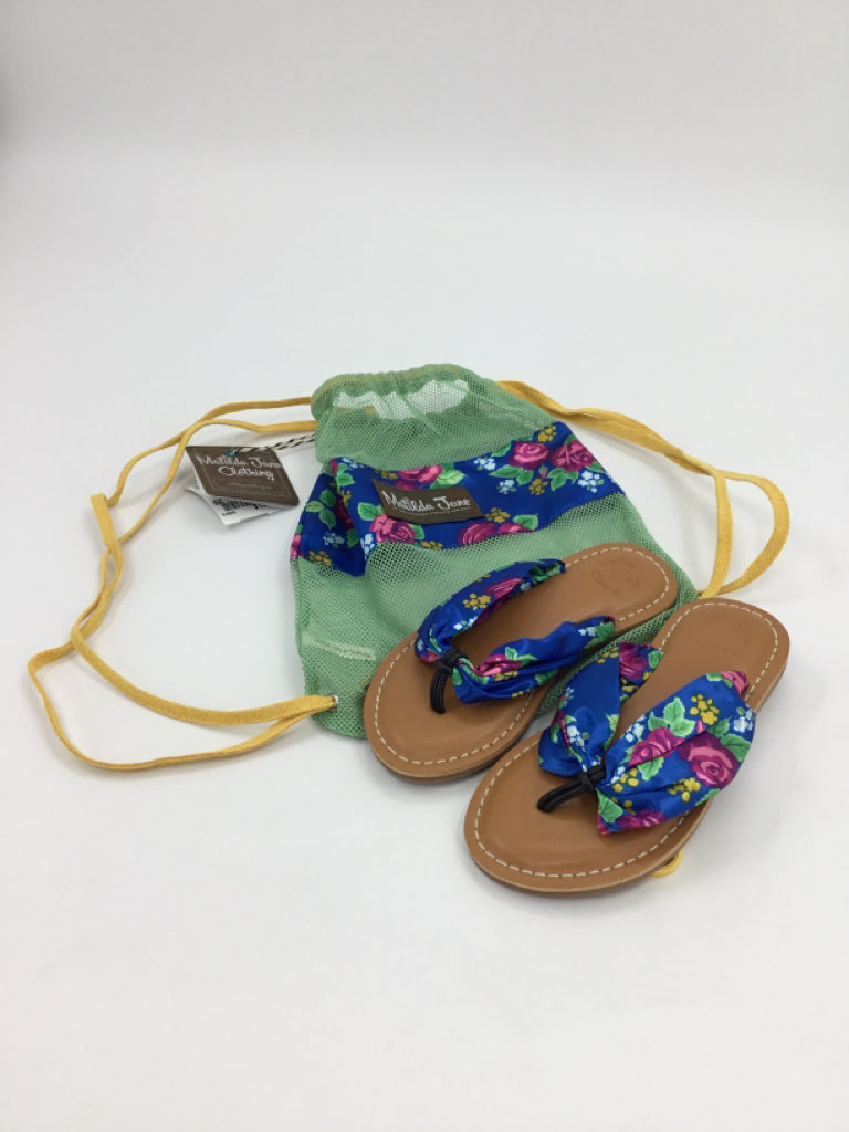 Matilda Jane Clothing Child Size 11 Blue Sandals/Flip Flops