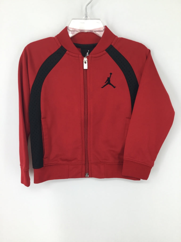 Air Jordan Child Size 24 Months Red Solid Jacket - boys