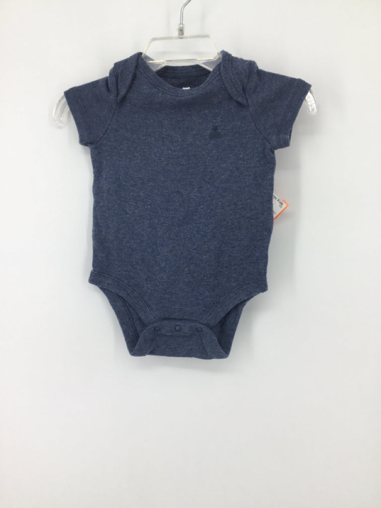Baby Gap Child Size 0-3 Months Blue Onesie