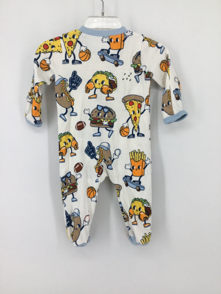 Honest Baby Clothing Child Size 0-3 Months Blue Sleepers