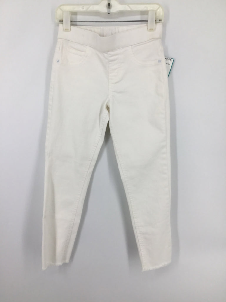 Justice Child Size 10 White Pants - girls