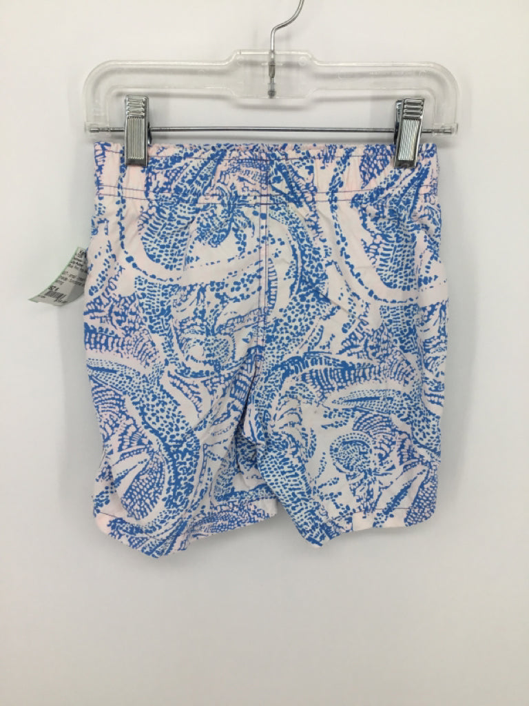 Lilly Pulitzer Child Size 6 Blue Print Swimwear - boys