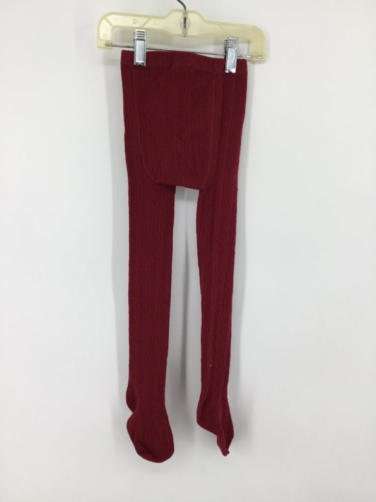The Little Stocking Co. Child Size 3 Red Tights - girls