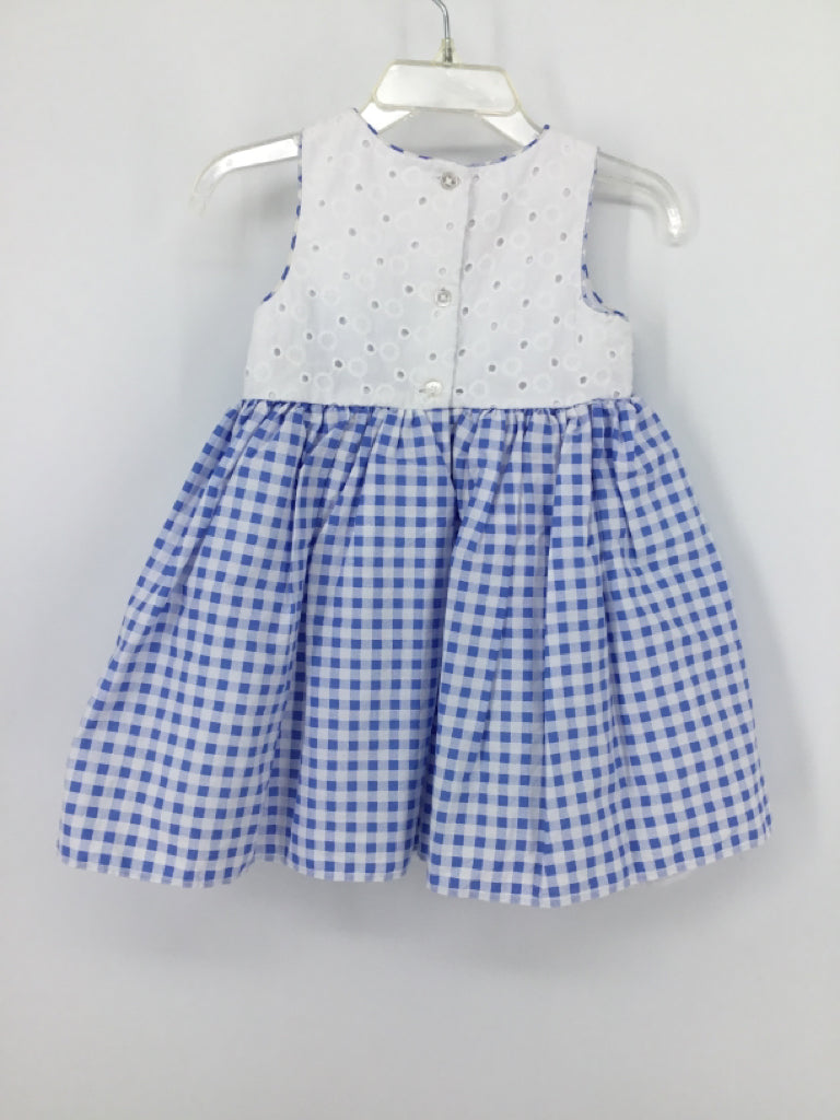 Pippa & Julie Child Size 12 Months Blue Dress - girls
