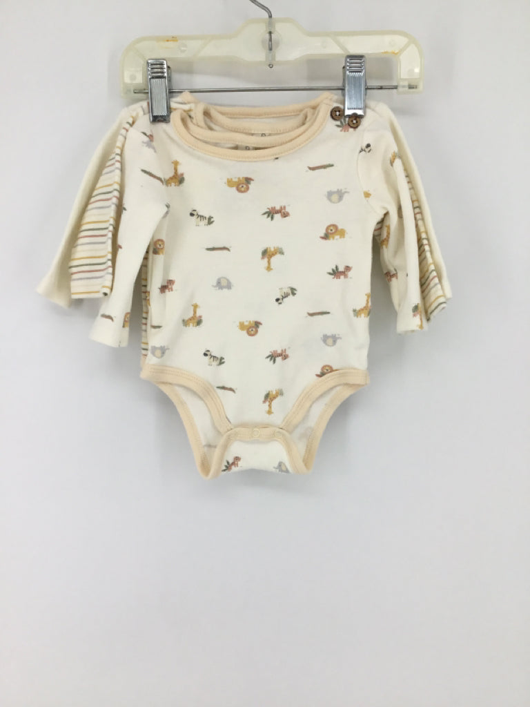 Chickpea Child Size 0-3 Months Cream Onesie