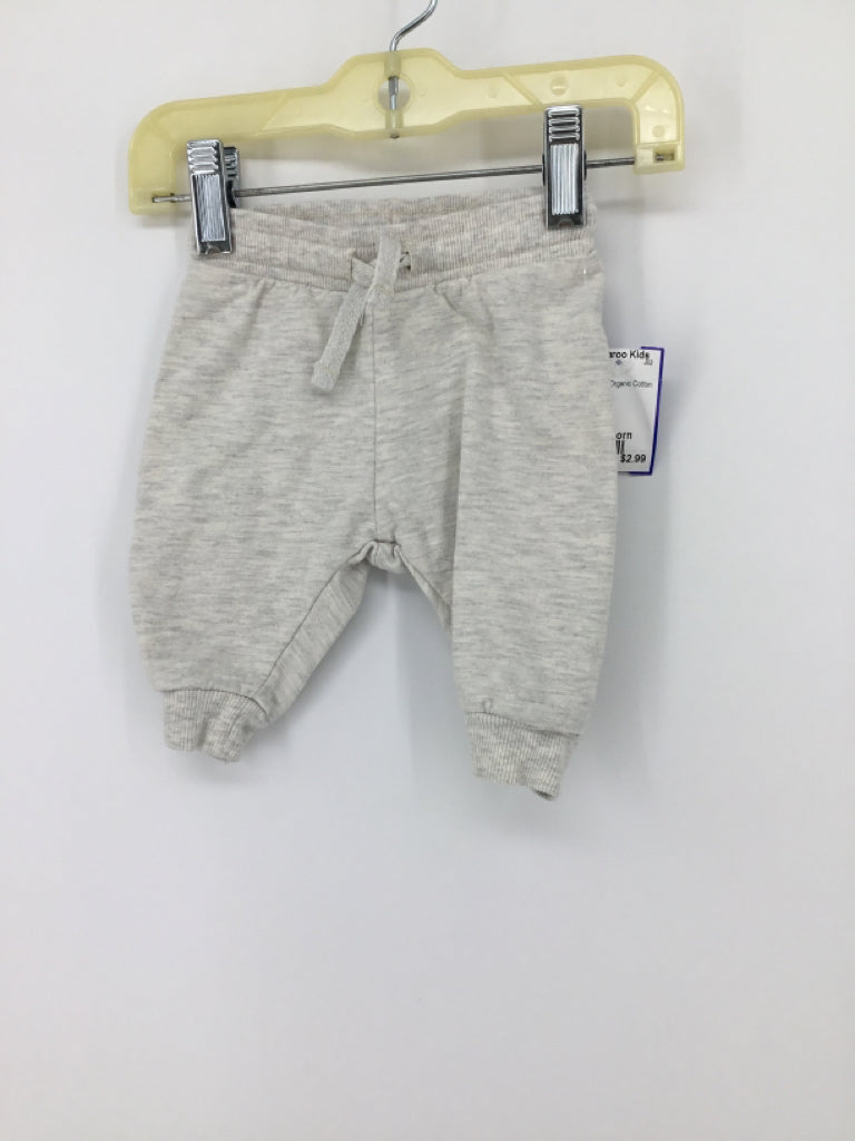 H & M Child Size Newborn Gray Solid Pants - boys