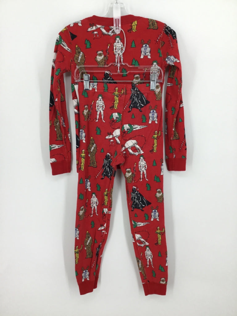 Hanna Andersson Child Size 8 Red Christmas Pajamas