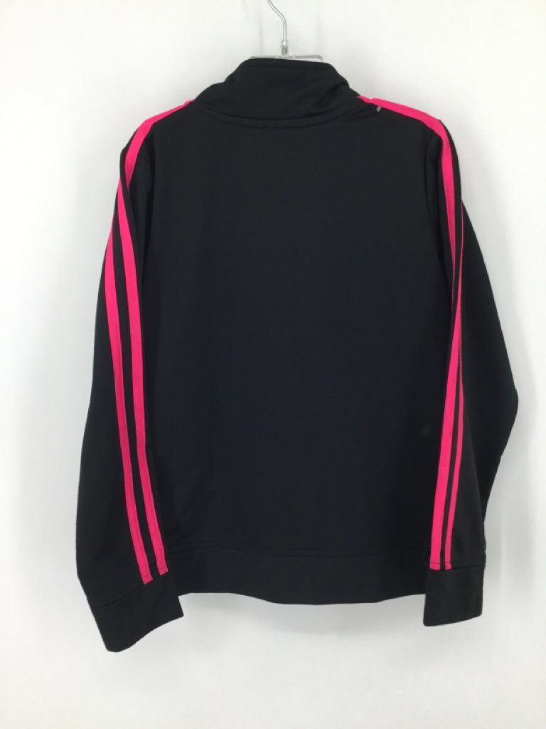 Adidas Child Size 7 Black Jacket - girls