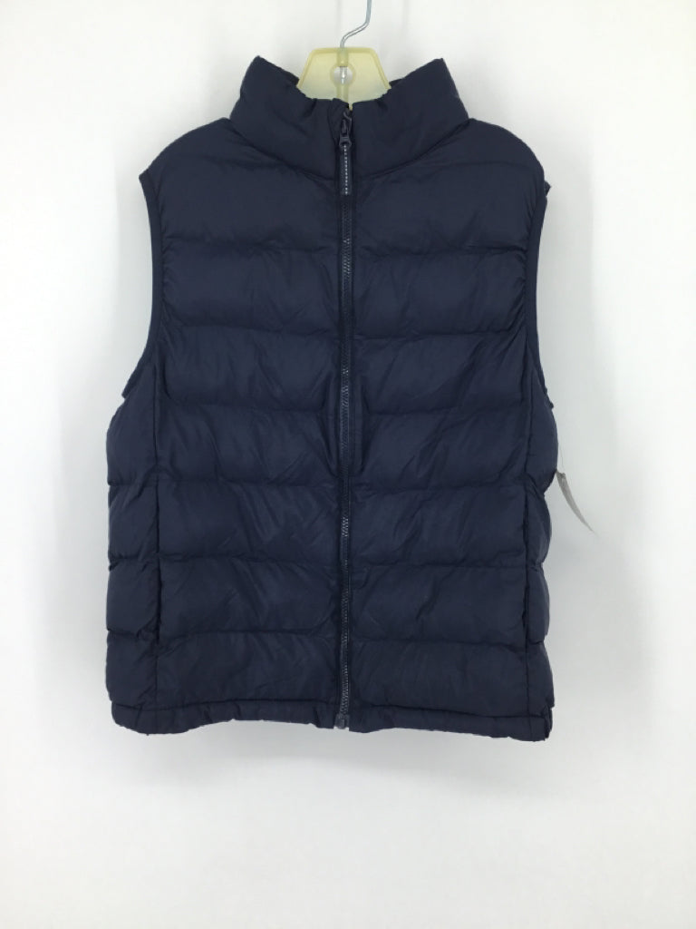 UNI QLO Child Size 9 Navy Solid Outerwear - boys