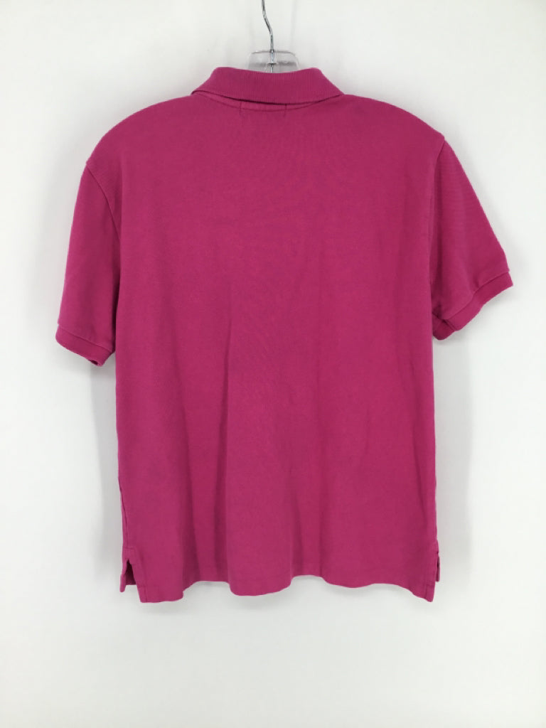 Ralph Lauren Child Size 10 Pink Solid Shirt - boys