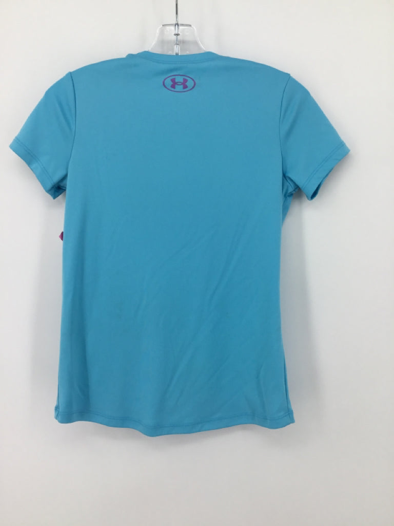 Under Armour Child Size 8 Blue screen printed T-shirt - boys