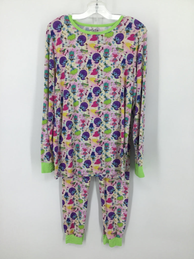Down By the Bay Child Size 10 Multi-Color Pajamas - girls