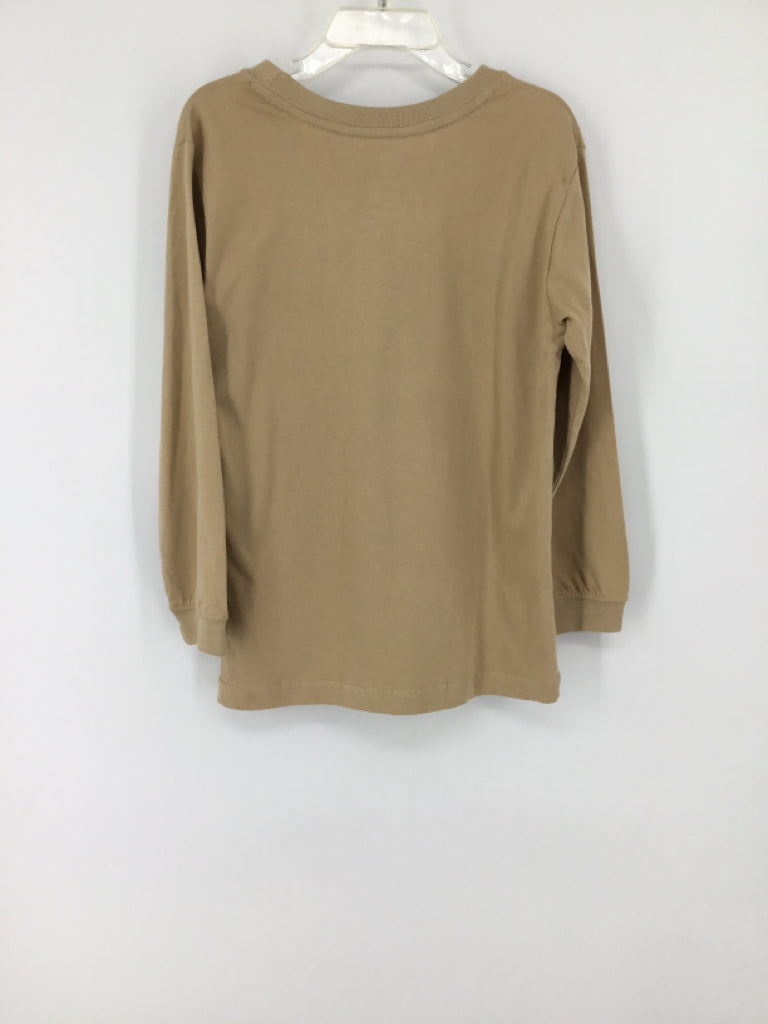 John Deere Child Size 5 Tan screen printed T-shirt - boys