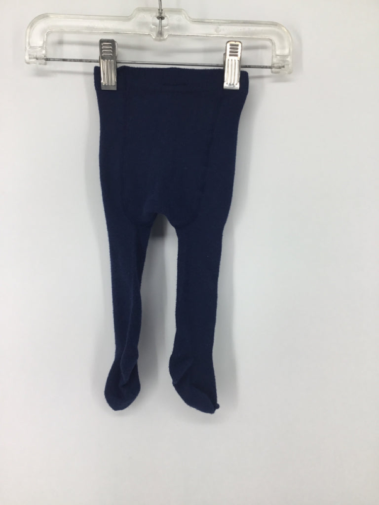 Child of Mine Child Size 6-9 Months Navy Tights - girls