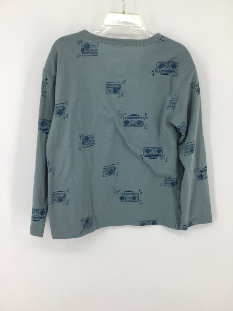 Cat & Jack Child Size 5 Blue Print T-shirt - boys