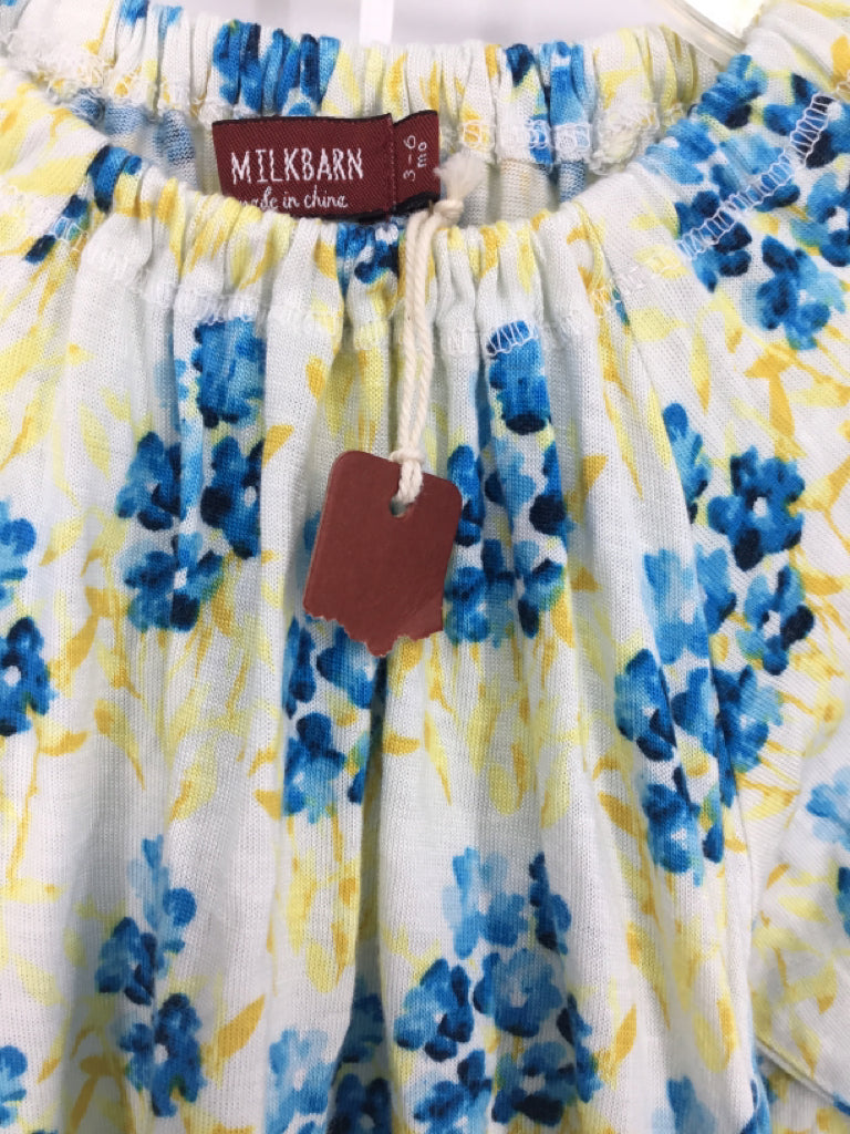 Milkbarn Child Size 3-6 Months Blue Outfit - girls