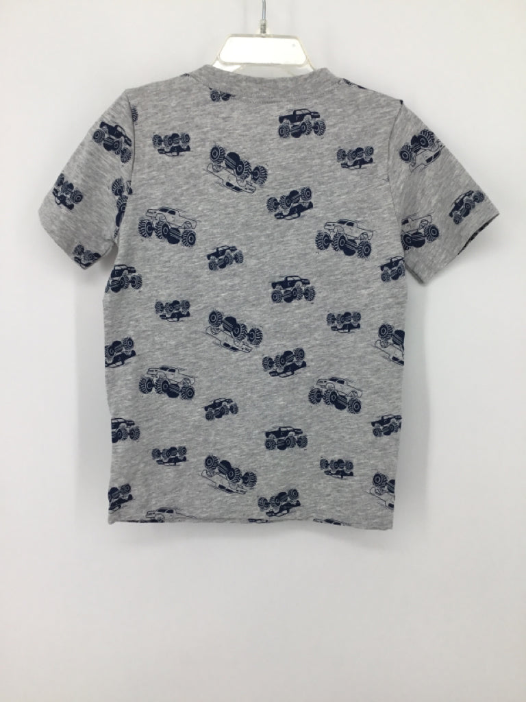 Simple Joys made by Carters Child Size 4 Gray Print T-shirt - boys