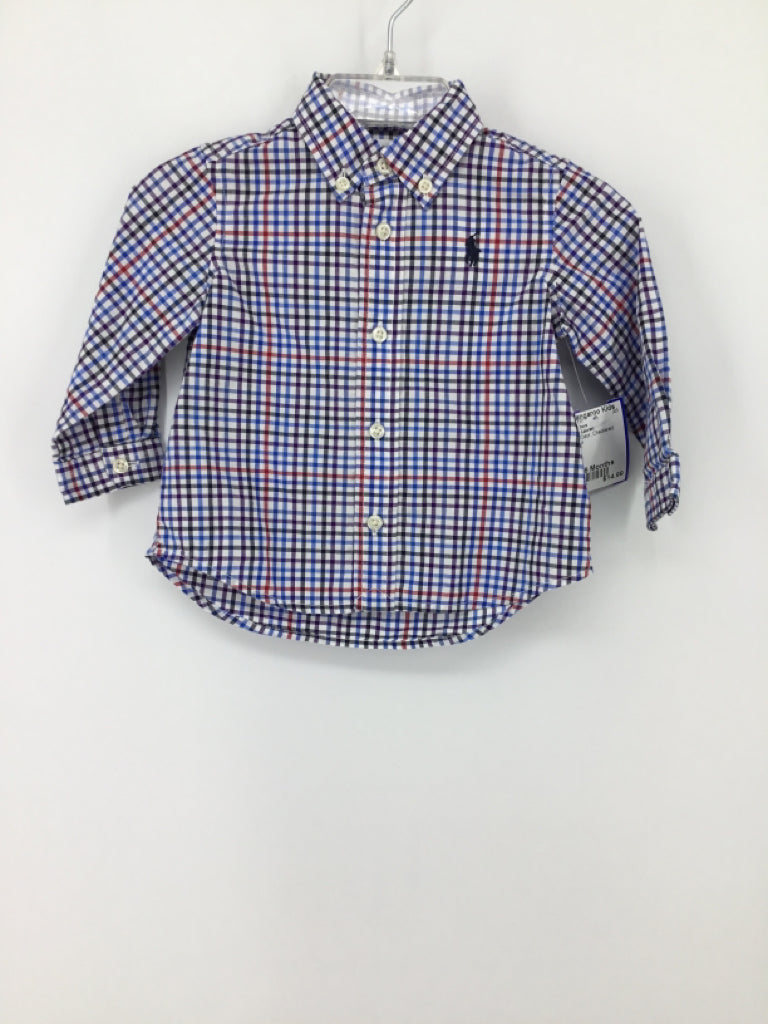 Ralph Lauren Child Size 6 Months Multi-Color Checkered Shirt - boys