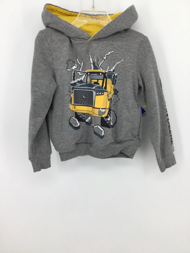 John Deere Child Size 3 Gray screen printed Sweatshirt - boys