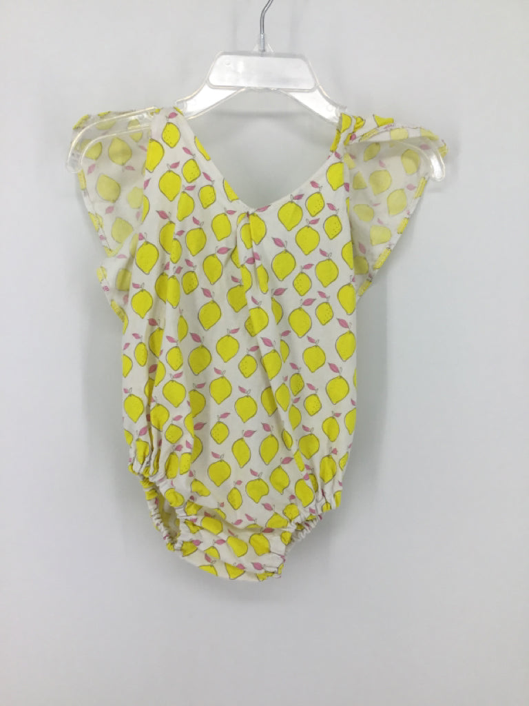 brandless Child Size 0-3 Months Yellow Outfit - girls