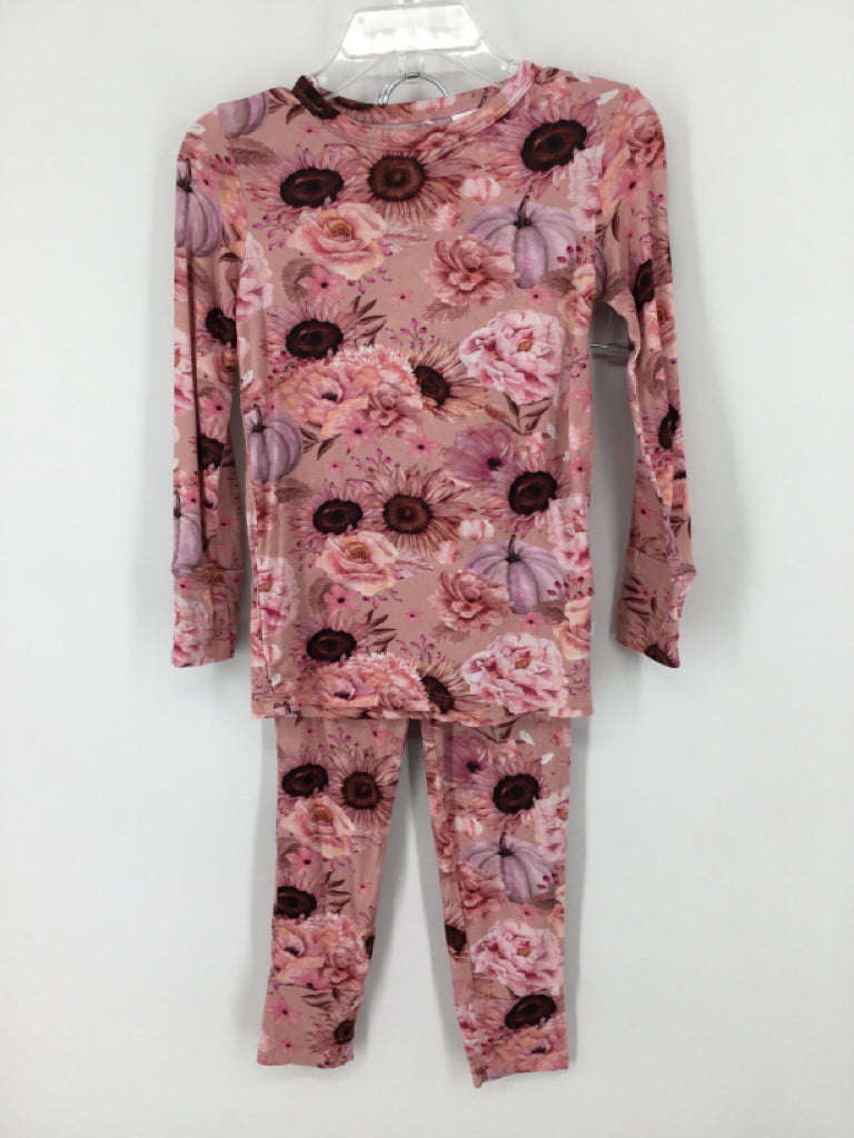 Posh Peanut Child Size 4 Pink Pajamas - girls